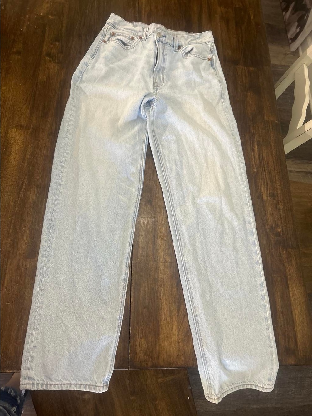 American Eagle Outfitters Light Blue Straight Men's Jeans Y2K